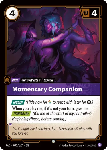 Momentary Companion - Riftbound Radiance Spoiler