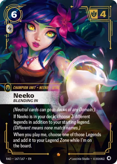Neeko, Blending In - Riftbound Radiance Spoiler