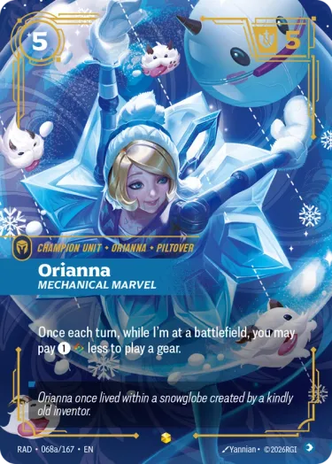 Orianna, Mechanical Marvel a - Riftbound Radiance Spoiler