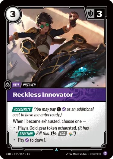 Reckless Innovator - Riftbound Radiance Spoiler