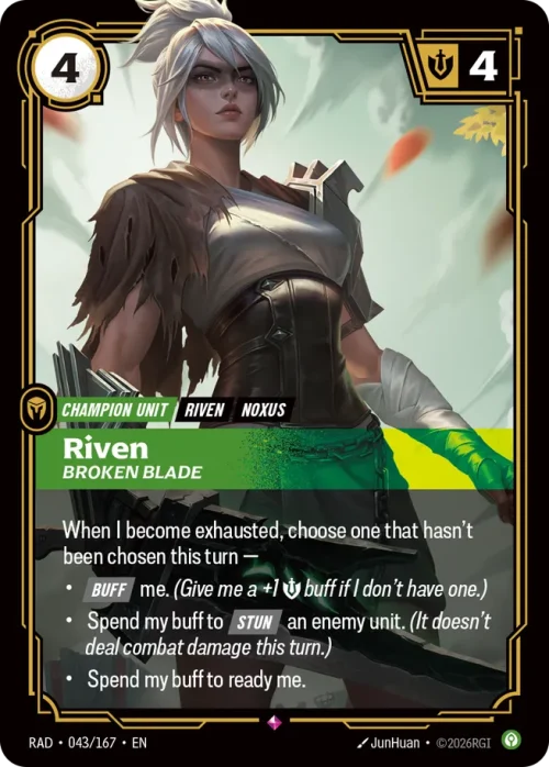 Riven, Broken Blade - Riftbound Radiance Spoiler