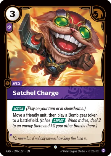 Satchel Charge - Riftbound Radiance Spoiler