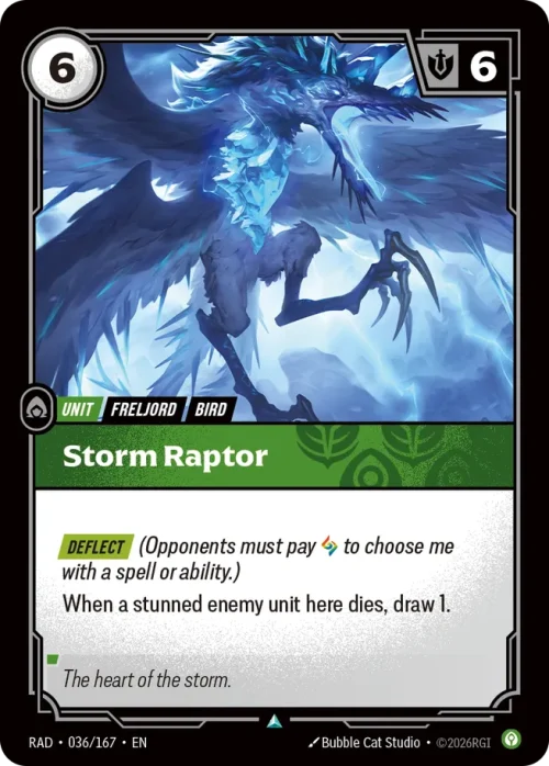 Storm Raptor - Riftbound Radiance Spoiler
