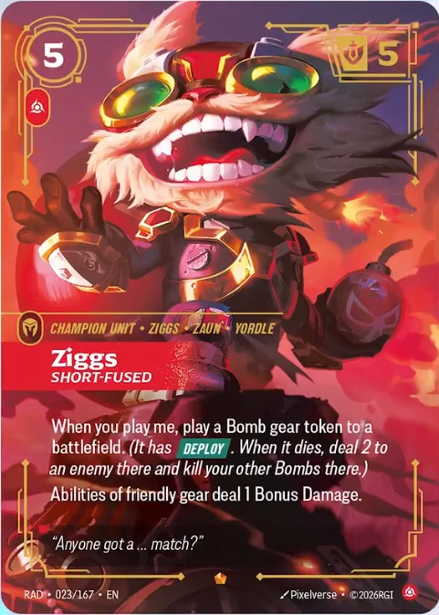 Ziggs, Short-Fused