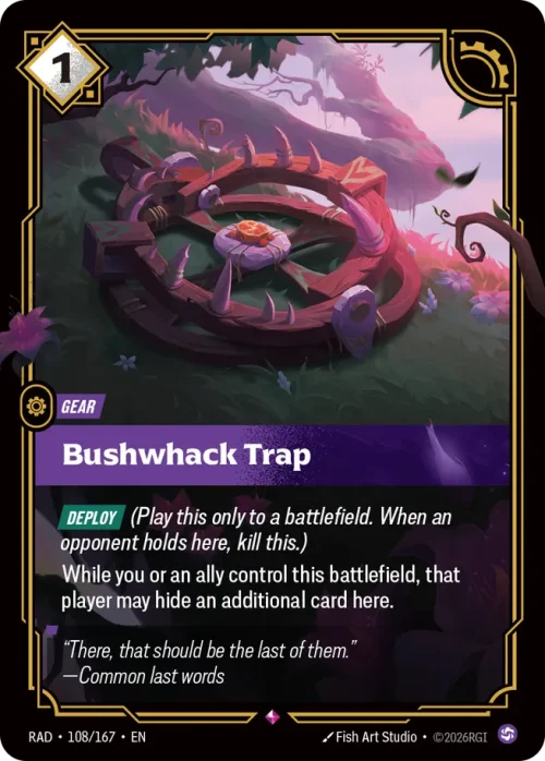 Bushwhack Trap - Riftbound Radiance Spoiler