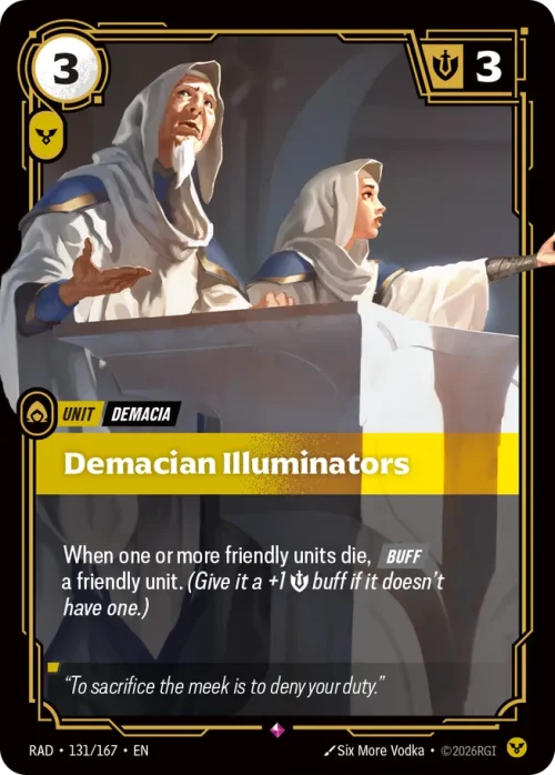 Demacian Illuminators - Riftbound Radiance Spoiler