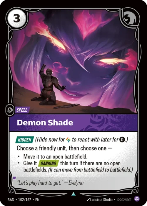 Demon Shade - Riftbound Radiance Spoiler