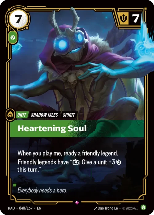 Heartening Soul - Riftbound Radiance Spoiler