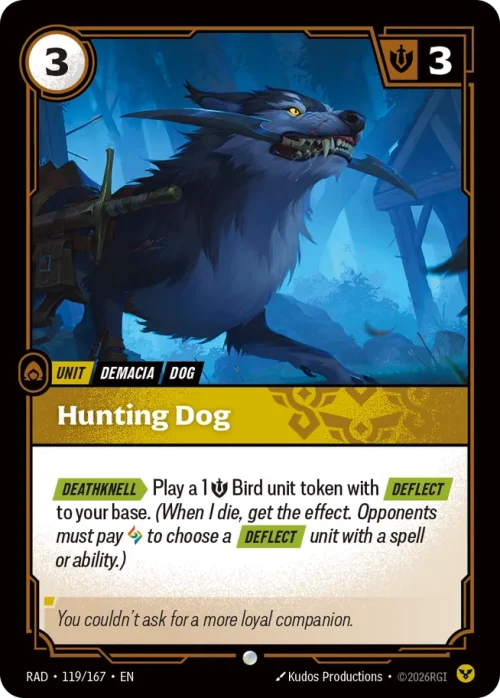 Hunting Dog - Riftbound Radiance Spoiler