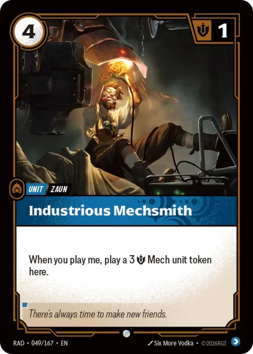 Industrious Mechsmith - Riftbound Radiance Spoiler