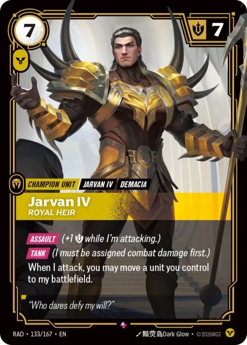 Jarvan IV, Royal Heir