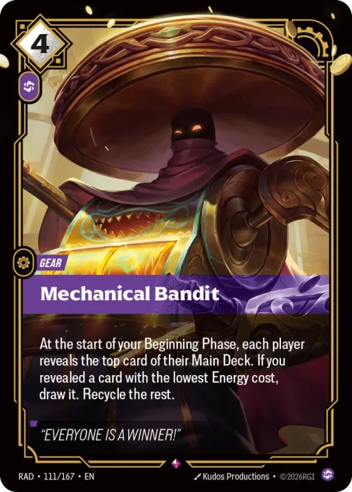 Mechanical Bandit - Riftbound Radiance Spoiler