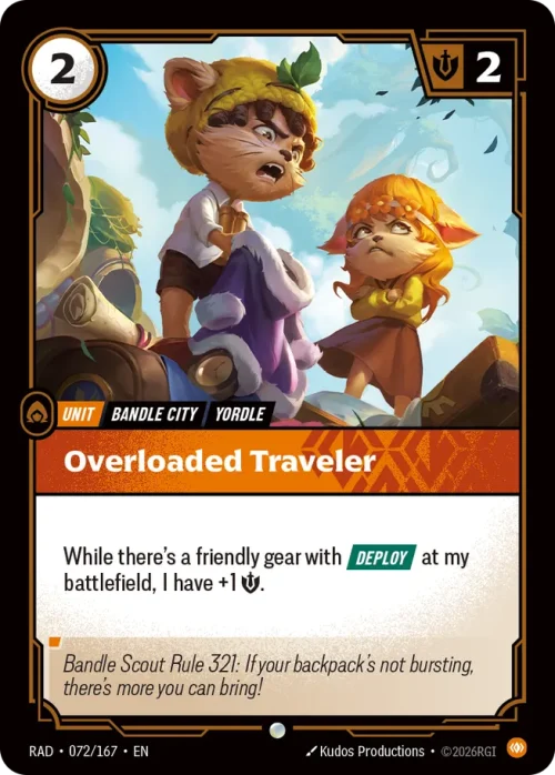 Overloaded Traveler - Riftbound Radiance Spoiler
