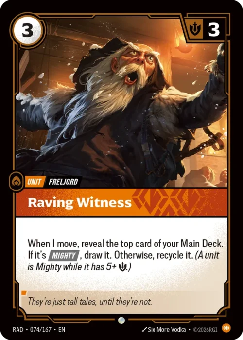 Raving Witness - Riftbound Radiance Spoiler