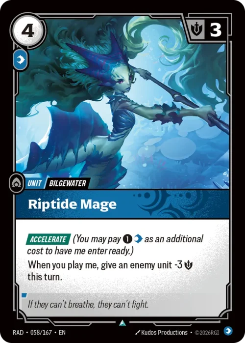 Riptide Mage - Riftbound Radiance Spoiler