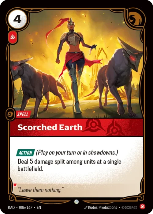 Scorched Earth - Riftbound Radiance Spoiler