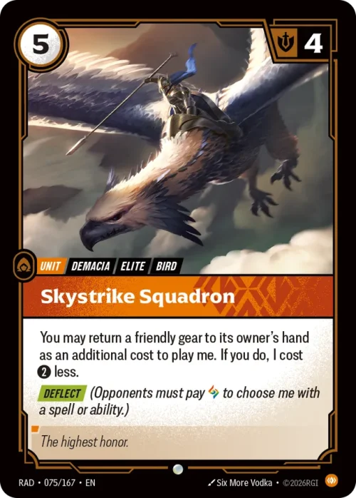 Skystrike Squadron - Riftbound Radiance Spoiler