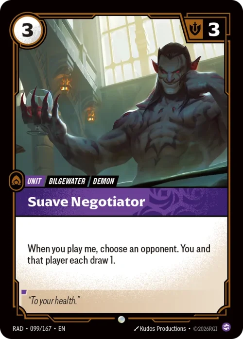 Suave Negotiator - Riftbound Radiance Spoiler