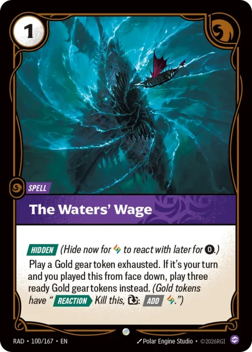 The Waters' Wage - Riftbound Radiance Spoiler